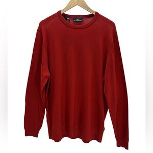 NWT Rodd & Gunn Merino Wool Sweater Classic Crewneck Pullover Burnt Orange XL